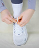 斯凯奇（Skechers）男鞋夏季2025新款软底网面鞋轻便透气跑步鞋减震休闲鞋运动鞋男 白色/海军蓝-WNV /建议拍大半码 44.5 实拍图