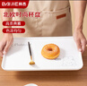 拜杰长方形托盘茶盘家用果盘早餐盘收纳盘零食盘小兔子米白色大号 实拍图