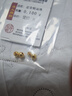 喜上眉梢喜饰黄金古法金珠999足金散珠硬金光面磨砂转运珠路路通圣诞礼物 4mm 重版光珠三颗 0.6g 实拍图