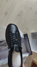 百丽时尚小白鞋男鞋25厚底一脚蹬休闲板鞋A1920 黑色-打孔  43 实拍图