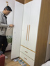 隐匠小驿【包安装】实木衣柜卧室家用简约经济型柜子轻奢大衣橱四门组合柜 1.4米主柜+边柜 实拍图