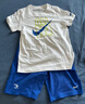 NIKE3BRAND 耐克童装纯棉【短袖T恤+短裤2件套】夏季儿童运动套装 实拍图