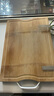 双枪天然竹砧板切菜板无漆无蜡原竹案板大号擀面板60*37*1.7cm 实拍图