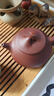 京东京造 宜兴紫砂壶 手工茶壶【原矿紫泥】煮泡茶具 景舟石瓢220ml礼盒装 实拍图