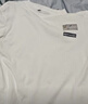 名创优品（MINISO）短袖男纯棉休闲宽松夏季圆领百搭青少年潮流半袖t恤 白 M 实拍图