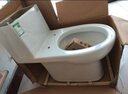 松鲸 卫浴家用马桶坐便器大冲力超漩虹吸式静音连体座便器小户型马桶 升级款【超大冲力】+轻音盖板 实拍图
