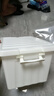 【SPACEXPERT同厂】带轮收纳箱特大号储物箱书箱玩具整理用品 【白色16L】38*28*22cm 实拍图