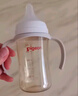 贝亲（Pigeon）PPSU自然离乳双把手重力球吸管奶瓶 240mL 6月以上 AA252 实拍图