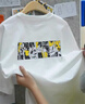 吴衣斯 班服定制t恤短袖重磅纯棉t恤印logo文化衫工作服同学毕业聚会 更多请联系客服 M可定制 实拍图