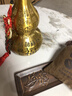 黄铜百福葫芦摆件开口铜葫芦挂件空心葫芦福字葫芦镇宅风水客厅 10CM百福葫芦【赠底座+五帝钱】 实拍图
