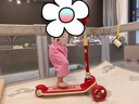 永久（FOREVER）儿童滑板车宝宝滑行车溜溜车小孩踏板车滑滑车闪光轮免安装番茄红 实拍图