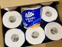 维达（Vinda）有芯卷纸 蓝色经典4层200克*27卷 高克重 卫生纸 卷筒纸纸巾 整箱 实拍图