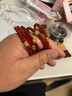 周大福SOINLOVE蜜粉金十里红妆葫芦福禄黄金红玉髓手串手链 VR1607 实拍图