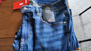 京东京造超弹运动牛仔裤男休闲裤子男舒适不紧绷秋季新款 中蓝色 30 实拍图