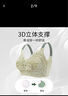 芬也（FENYE）哺乳内衣大码全罩杯孕期专用大胸显小喂奶孕妇文胸 绿46 实拍图