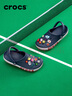 crocs卡骆驰洞洞鞋贝雅卡骆班轻便耐磨一脚蹬休闲鞋|205089 深蓝/辣椒红-4CC 44 (280mm) 实拍图