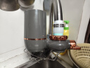 美的（Midea）净水器水龙头过滤器家用自来水滤水器直饮前置过滤器厨房卫生间通用除水垢除余氯双出水可清洗滤芯 一机三芯【两年免换滤芯】 实拍图