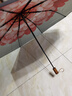 蕉下（beneunder）防紫外线遮阳伞三折双层黑胶晴雨伞防晒伞BM664花椿 实拍图