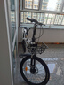 永久折叠自行车山地车成人女式便携双减震小型变速男学生成年大人单车 白色 22寸 7速 辐条轮 实拍图