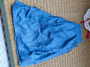 ASK JUNIOR牛仔裙裤女童夏装宽松舒适大脚口儿童短裤百搭裤子 牛仔蓝 150cm  实拍图