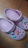 crocs卡骆驰洞洞鞋贝雅卡骆班轻便耐磨一脚蹬休闲鞋|205089 芭蕾粉/糖果粉-6TG 39 (240mm) 实拍图