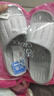 洁丽雅拖鞋女夏季室内家居家用浴室洗澡防滑防臭EVA情侣静音凉拖鞋男夏 浅灰【抗菌升级款】 44-45 （适合43-44码） 实拍图