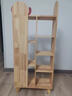 树语枫全实木书架家用客厅转角书柜小户型多层置物架落地卧室靠墙收纳架 白色-全实木【不满意包退】 实拍图