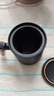 京东京造茶杯便携式黑陶茶泡茶壶茶杯功夫茶具办公杯随身茶壶容量400ml 实拍图