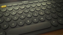 罗技（Logitech）时尚系列 K380 键盘 蓝牙办公键盘 无线键盘 女友 便携超薄键盘 笔记本键盘 黑灰色 实拍图