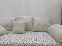 杜杜美家奶油风绒布艺沙发组合 客厅小户型简约现代直排云朵沙发A61# 实拍图