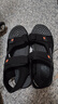 昌祥回力凉鞋男新款夏季外穿开车透气夏天防滑耐磨男士运动休闲沙滩凉拖男 黑色 42 实拍图