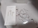 华为原装手机耳机有线mate9 p9p10plus 荣耀play nova2s畅享10v8v9i8x入耳式线控带麦 AM116半入耳式耳机 金属款 白色 实拍图