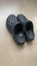 卡骆驰crocs贝雅云彩女士洞洞鞋户外休闲鞋|208186 黑色-001(含智必星) 38 (240mm) 实拍图