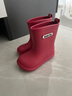 幸福玛丽（Cheerful Mario）儿童雨鞋女童卡通束口宝宝雨靴防水防滑轻便幼儿中小童水鞋胶鞋 实拍图
