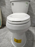 科勒（KOHLER） 马桶卫生间家用大冲力五级旋风虹吸分体丽裙插花坐便器缓降静音 5706/6345希玛龙 400坑距（ 390以上选） 400mm 实拍图