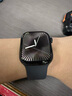 Apple/苹果 Watch Series 10 智能手表GPS款42毫米亮黑色铝金属表壳黑色运动型表带S/M MX1M3CH/B 实拍图