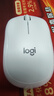 罗技（Logitech）M221 轻音鼠标 无线鼠标 办公鼠标 对称鼠标 带无线微型接收器 米白色 实拍图