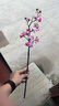 花艺赫家饰  仿真梅花枝假花摆件绢花腊梅干花桃花客厅摆设花束中式家居装饰 60cm浅粉色中式梅花【5支】 实拍图