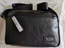 稻草人男士单肩包商务休闲斜挎包竖款大容量手机旅行时尚潮流小胸包 黑色-02182210 实拍图