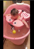 贝恩拉婴儿游泳圈 0-5岁 儿童游泳圈 婴儿泳圈腋下防侧翻宝宝洗澡玩具 小金鱼公主粉【3个月-5岁】 实拍图