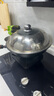 京严炒锅章丘款铁锅无涂层炒菜不粘锅家用精铁锅具燃气电磁炉用已开锅 【燃气专用款】正宗老式铁锅+盖+铲 32cm 百年工艺｜传统铁锅｜健康不沾 实拍图