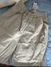 紫涵百搭直筒休闲裤夏季垂感宽松高腰阔腿裤时尚纯色简约 米杏 M 实拍图