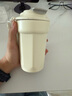 膳魔师（THERMOS）双层玻璃杯400毫升男女士茶水分离水杯泡茶杯带茶漏TCGE-400D GY 实拍图
