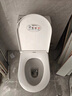 箭牌（ARROW）马桶家用小户型大冲力抽水高效节水防臭连体式易洁抗菌轻音坐便器 【缓降盖板劲漩直冲式】AEB12601 350mm 适用345~380mm 实拍图