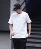 卡帝乐鳄鱼纯棉短袖t恤男士夏季新款宽松休闲圆领薄款青年上衣半袖T恤打底衫 雾霾蓝 2XL (建议135-150斤) 实拍图