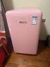 小吉（MINIJ）冰箱小型家用121升一级能效客厅宿舍办公室复古迷你小冰箱Pro 121Pro甜心粉 实拍图