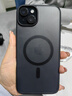 绿联 适用iPhone15Plus手机壳 苹果15Plus磁吸壳 MagSafe保护套 无线充电 防摔 磨砂黑色 实拍图