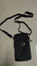 铂呐苓 手机包女斜挎迷你小包包女包夏季装手机布袋竖挂脖便携手腕零钱包 黑色手机包【大号】【带耳机孔】 实拍图