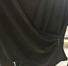 歌莉娅（GOELIA）女装春装打底衫气质通勤优雅修身V领设计感针织衫上衣1C2R0E060 00B黑色 M (165) 实拍图