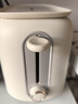 美的（Midea）面包机多士炉早餐烤吐司机 烤三明治面包片2片小型家用不锈钢早餐机轻食机 6档烘烤带防尘盖 RP04 实拍图